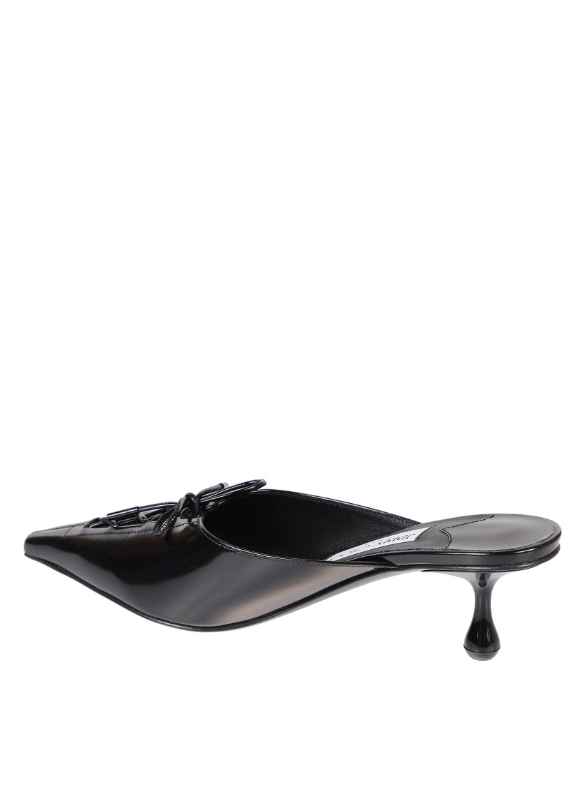 Jimmy Choo Pointed Toe Pumps With Lace-up In Black