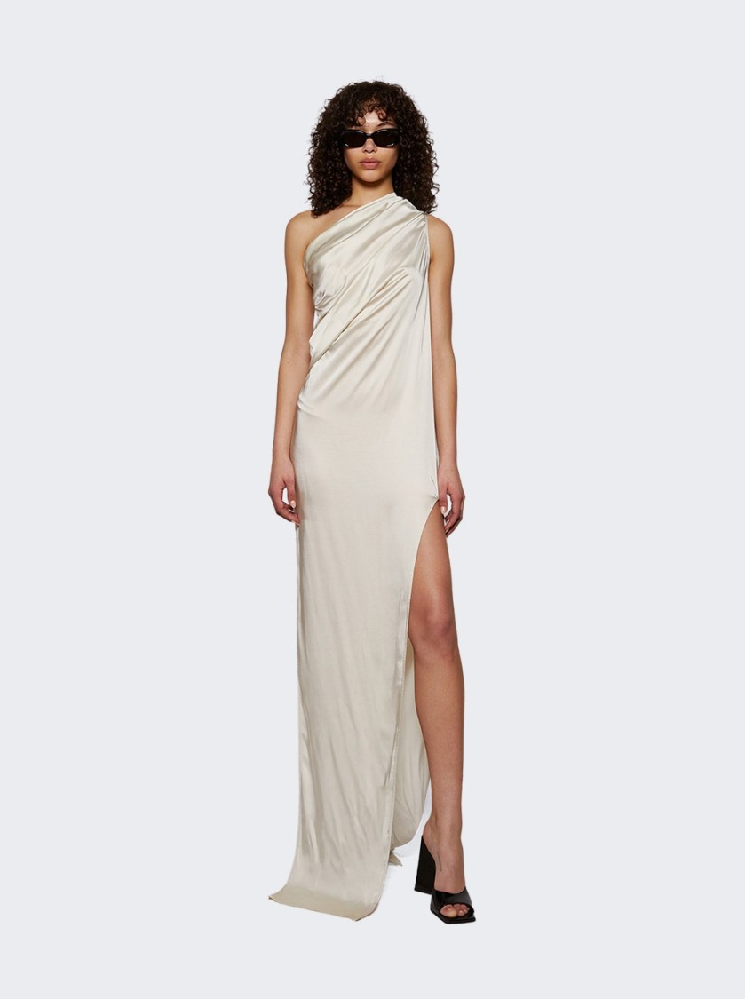 Rick Owens Athena Arrowhead Dress Dinge In Neutrals