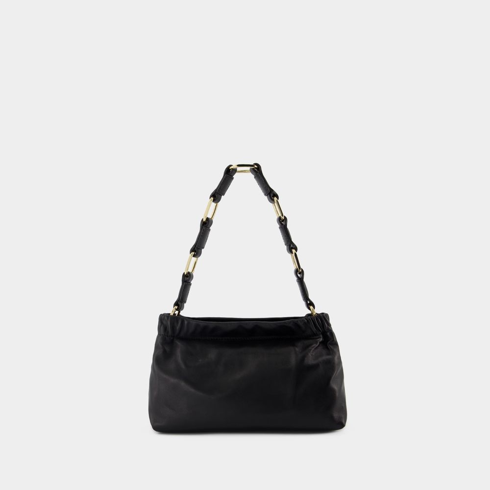 ANINE BING ANINE BING KATE SMALL SHOULDER BAG - LEATHER - BLACK