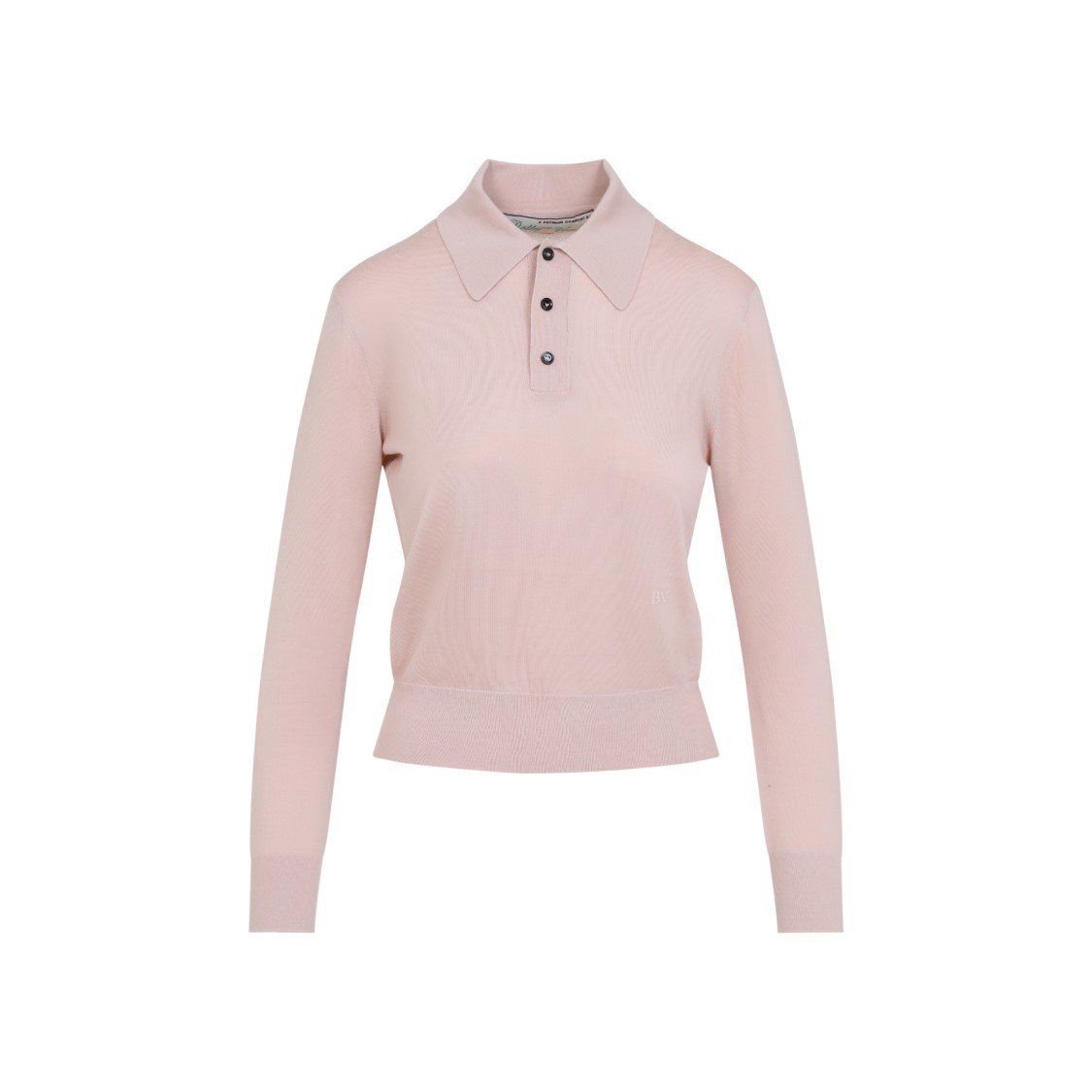 Bottega Veneta Cashmere Polo T-shirt With Classic Design