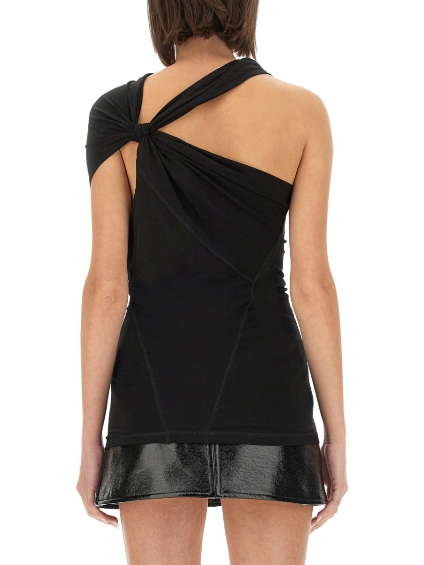 Shop Helmut Lang Draped Top