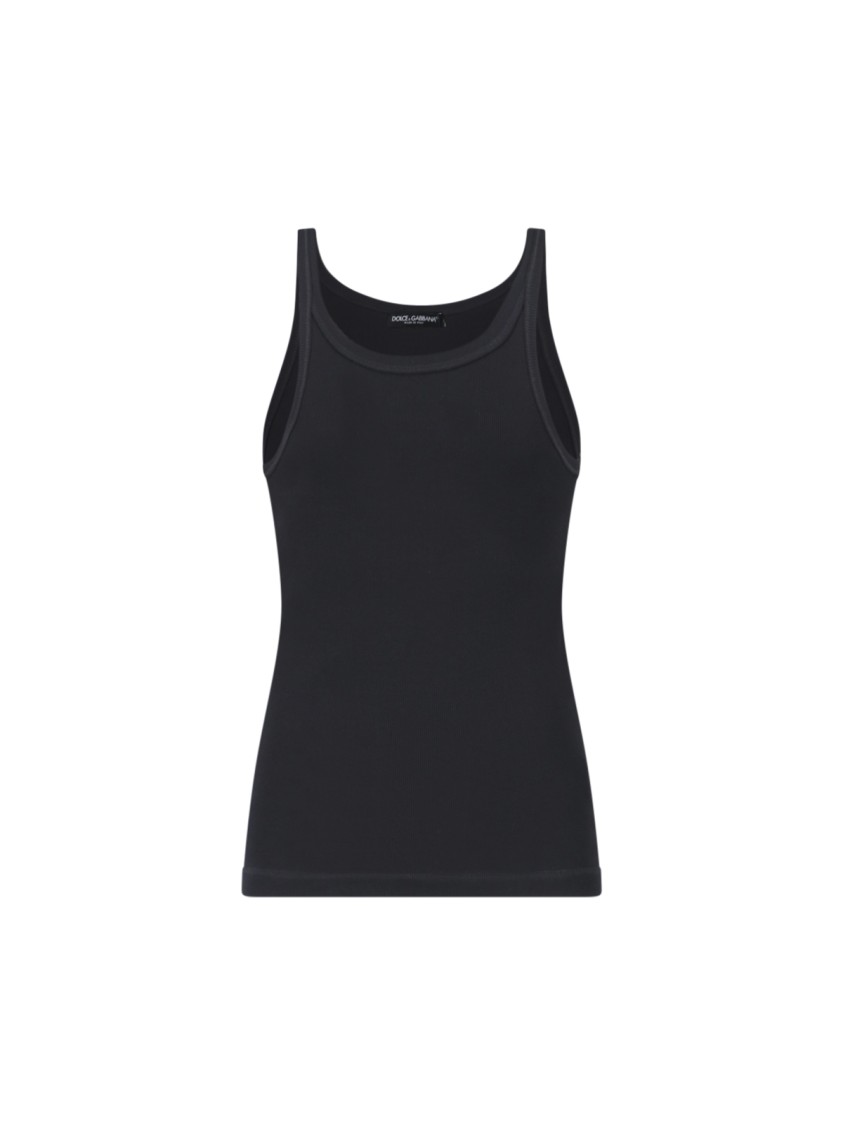 Dolce & Gabbana Classic Tank Top – Black