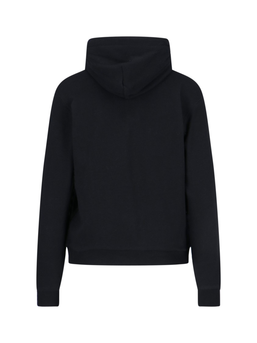 Polo Ralph Lauren Felpa In Misto Cotone Nero Donna In Black