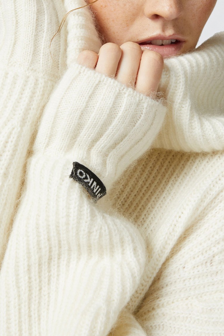 Pinko Sphynx Sweater In Neutrals