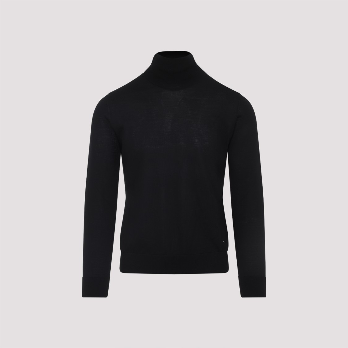 Brioni Cashmere High-neck In Cashmere And Silk In Black