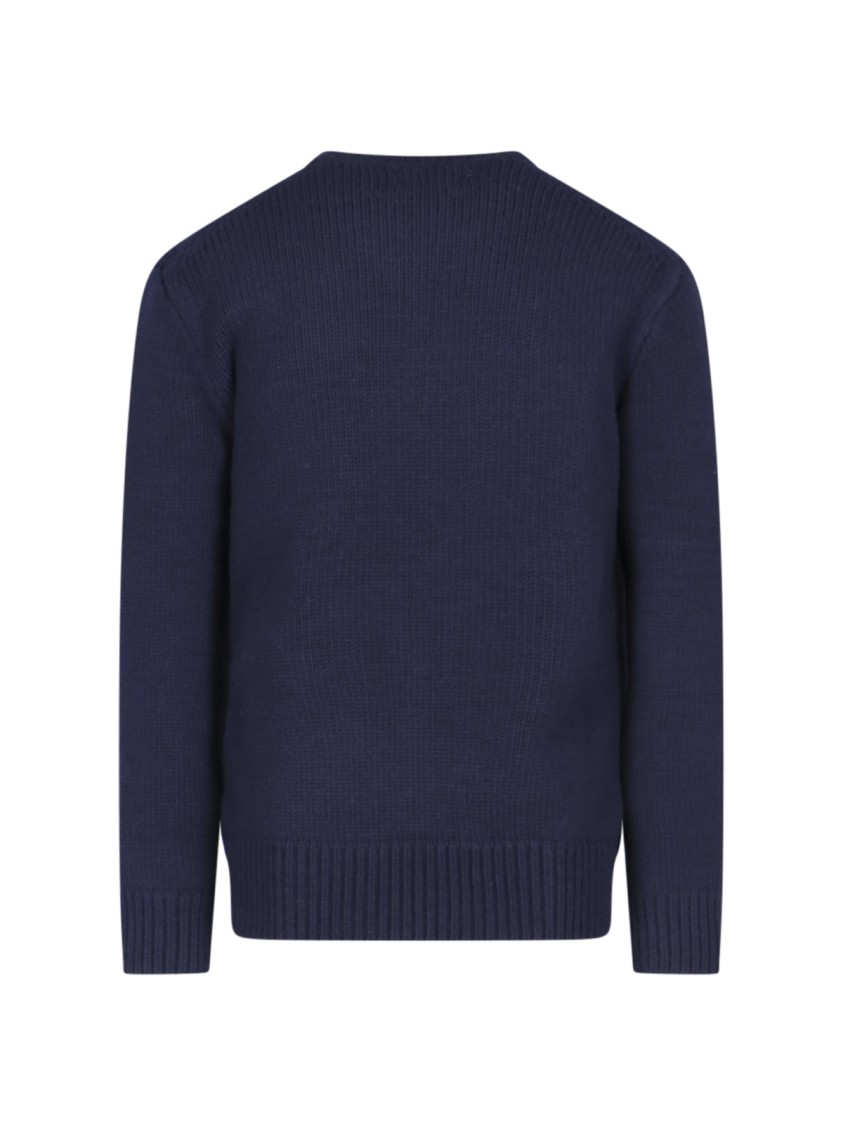 POLO RALPH LAUREN POLO RALPH LAUREN "LOGO" SWEATER – BLUE