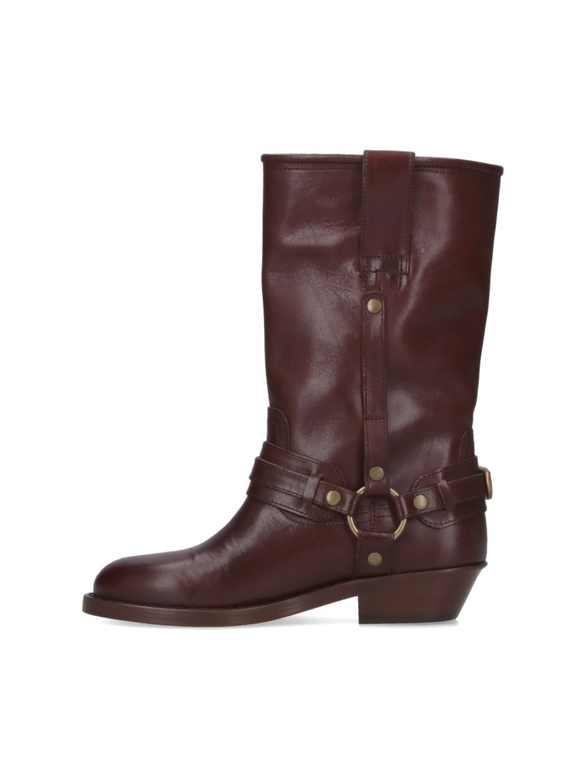 Isabel Marant Brown Heiko Mid-calf Boots