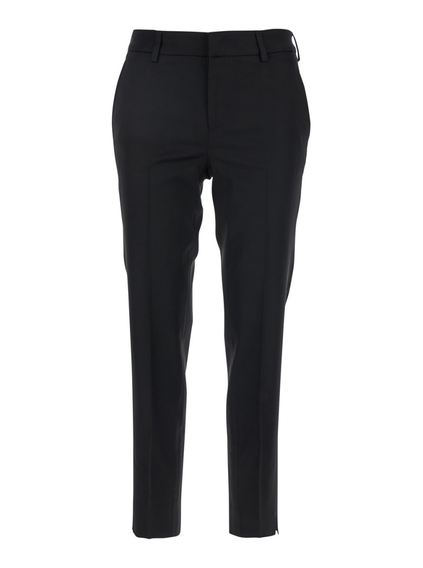 Pt Torino 'new York' Black Pants With Belt Loops