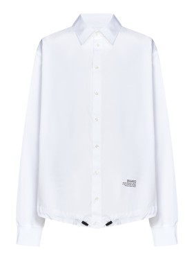 Tシャツ・カットソー Dsquared2 Ribbed Viscose Crepe Polo Shirt With Transparent Dsquared2 Ribbed Viscose Crepe Polo Shirt With Transparent
