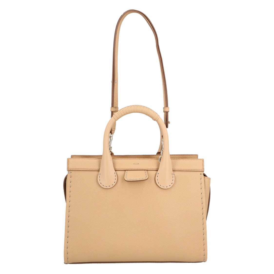 Chloé Edith Medium Zip Tote Bag Beige