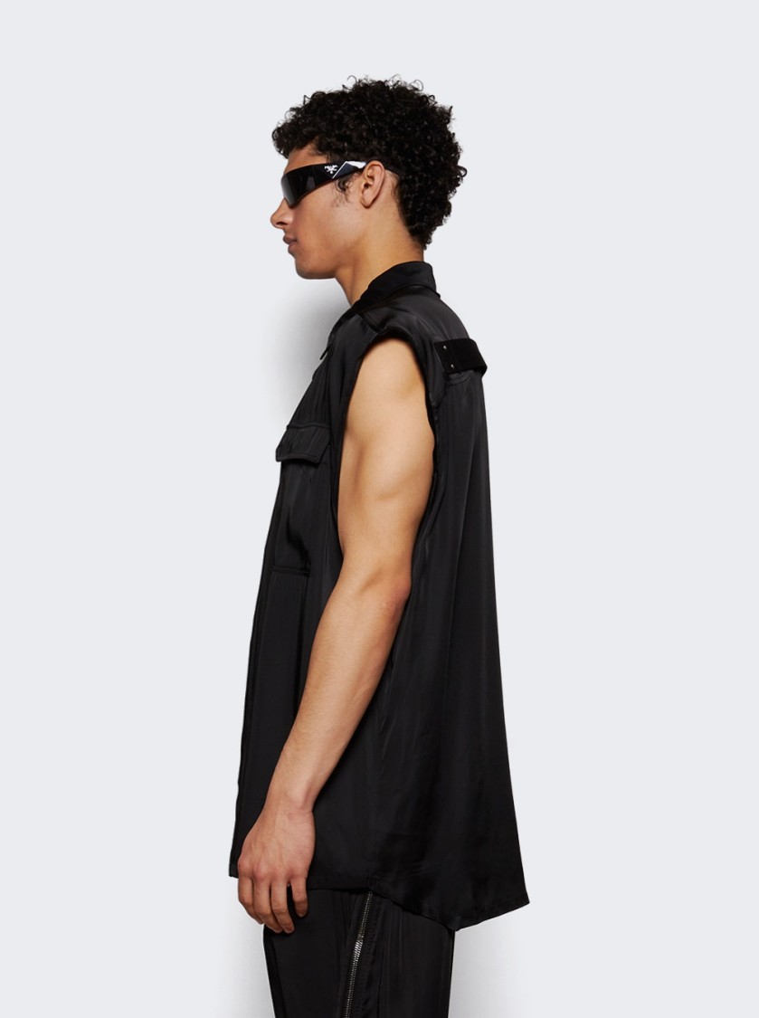 Rick Owens Sleeveless Jumbo Overshirt
