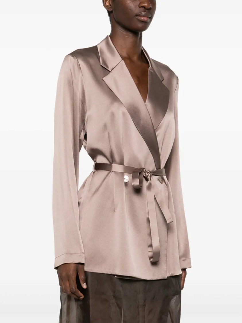 Joseph Lapel Long-sleeved Suit Jacket In Neutrals