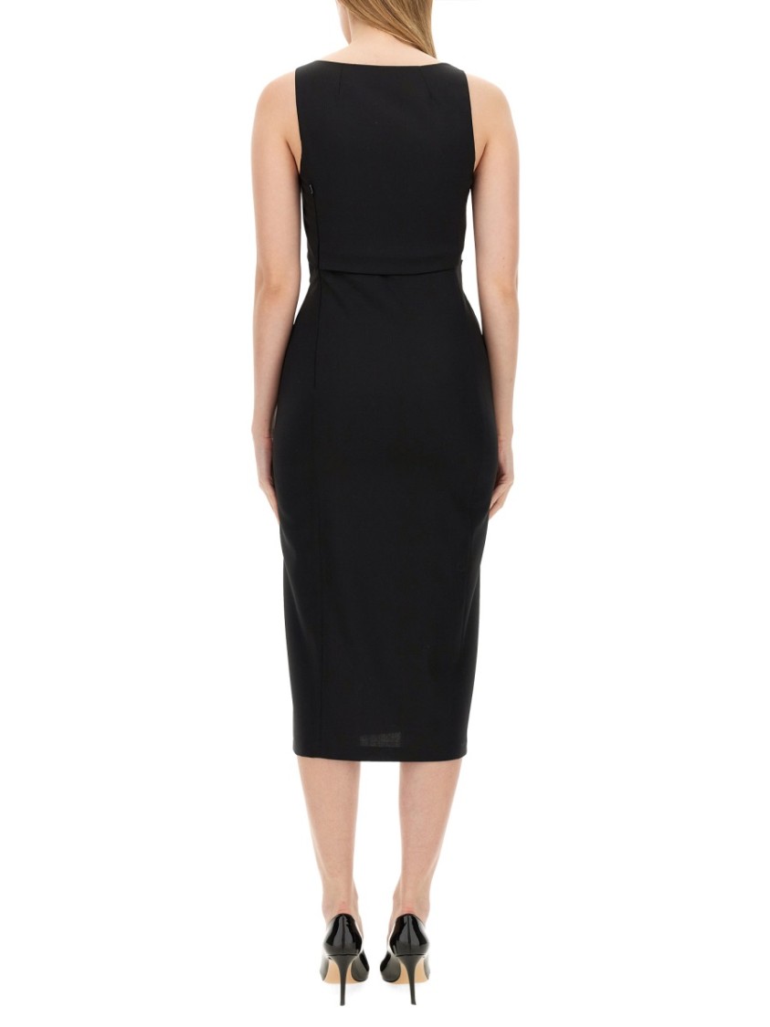 Moschino Jeans Slim Fit Dress In Black