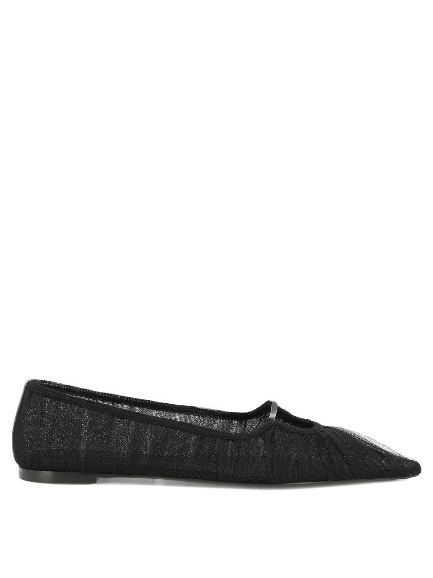 Nensi Dojaka Pointed-toe Ballet Flats In Black