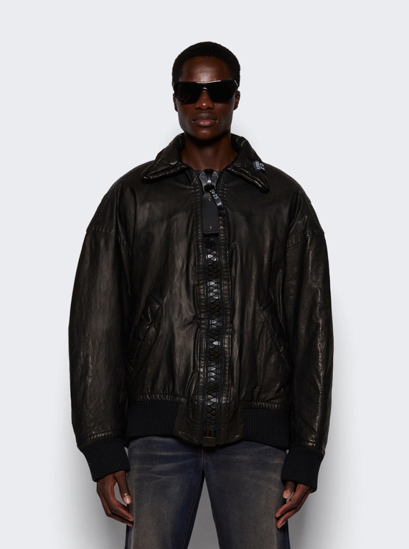 Miharayasuhiro Maison Mihara Yasuhiro Backlash Big Zip Jacket Black