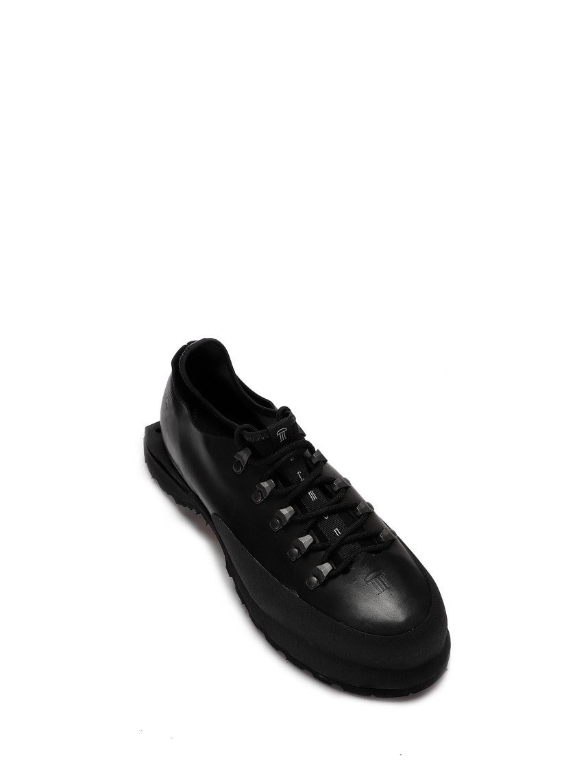 Demon Seamless Black Shoes With Sock-like Design In Black