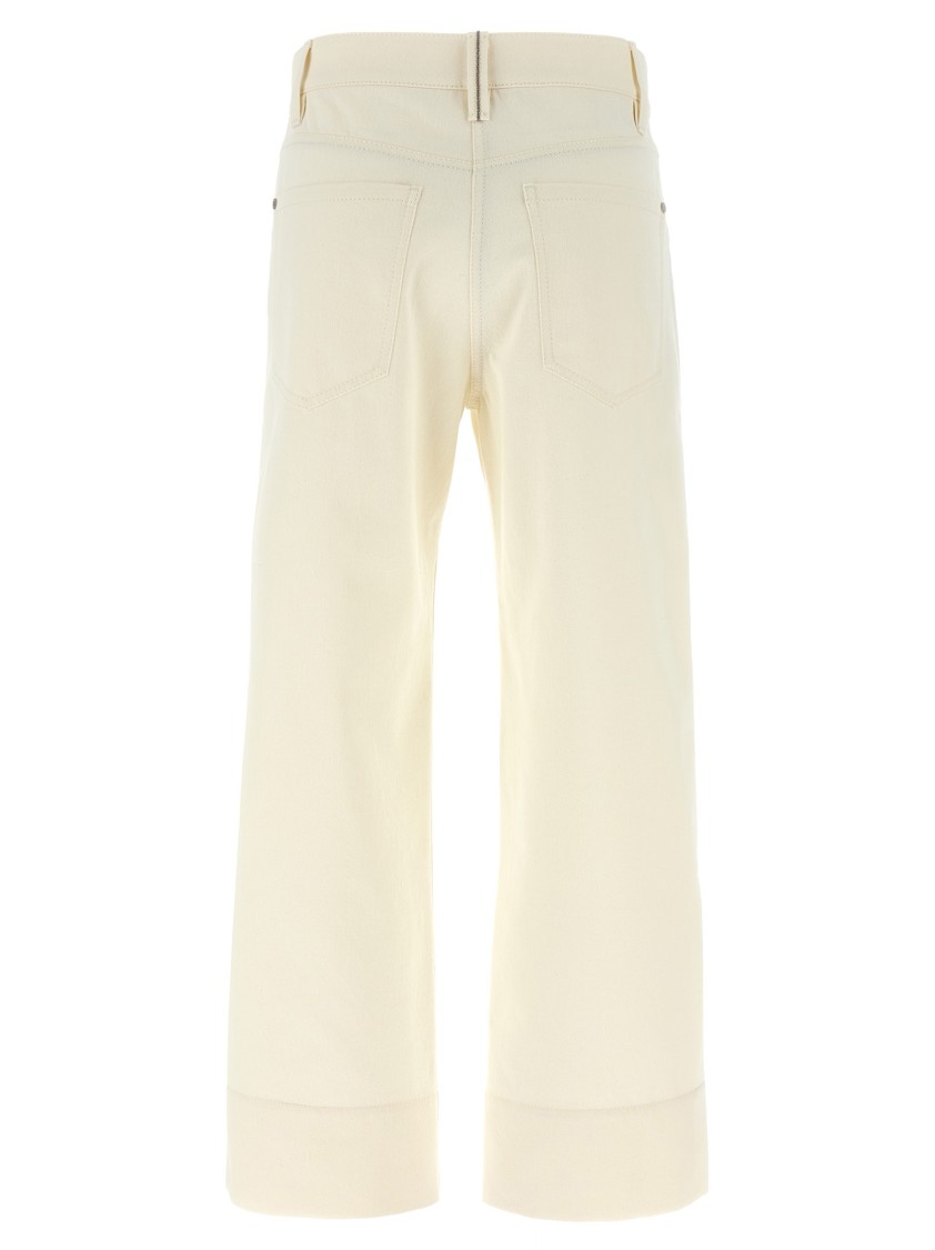 Brunello Cucinelli Crop Pants With Belt Loops And Pockets