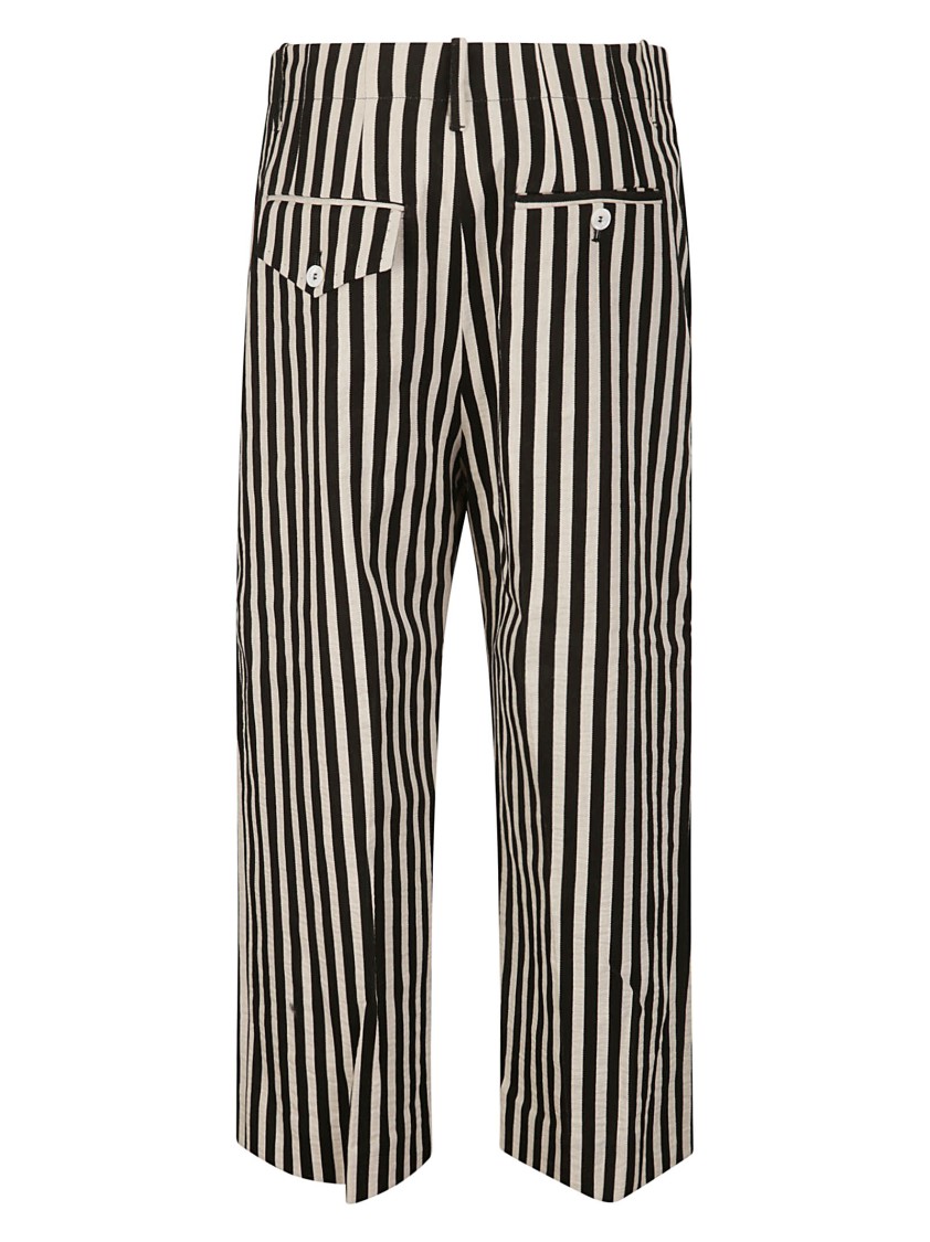 Shop Setchu Soft Leg Linen Blend Trousers In Multicolor