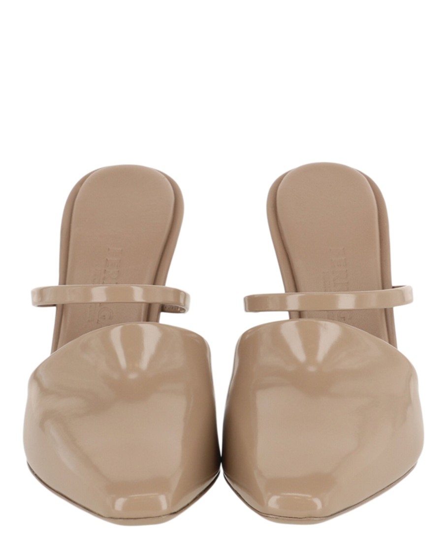 Ferragamo Adara Gancini Mule Heels In Gold