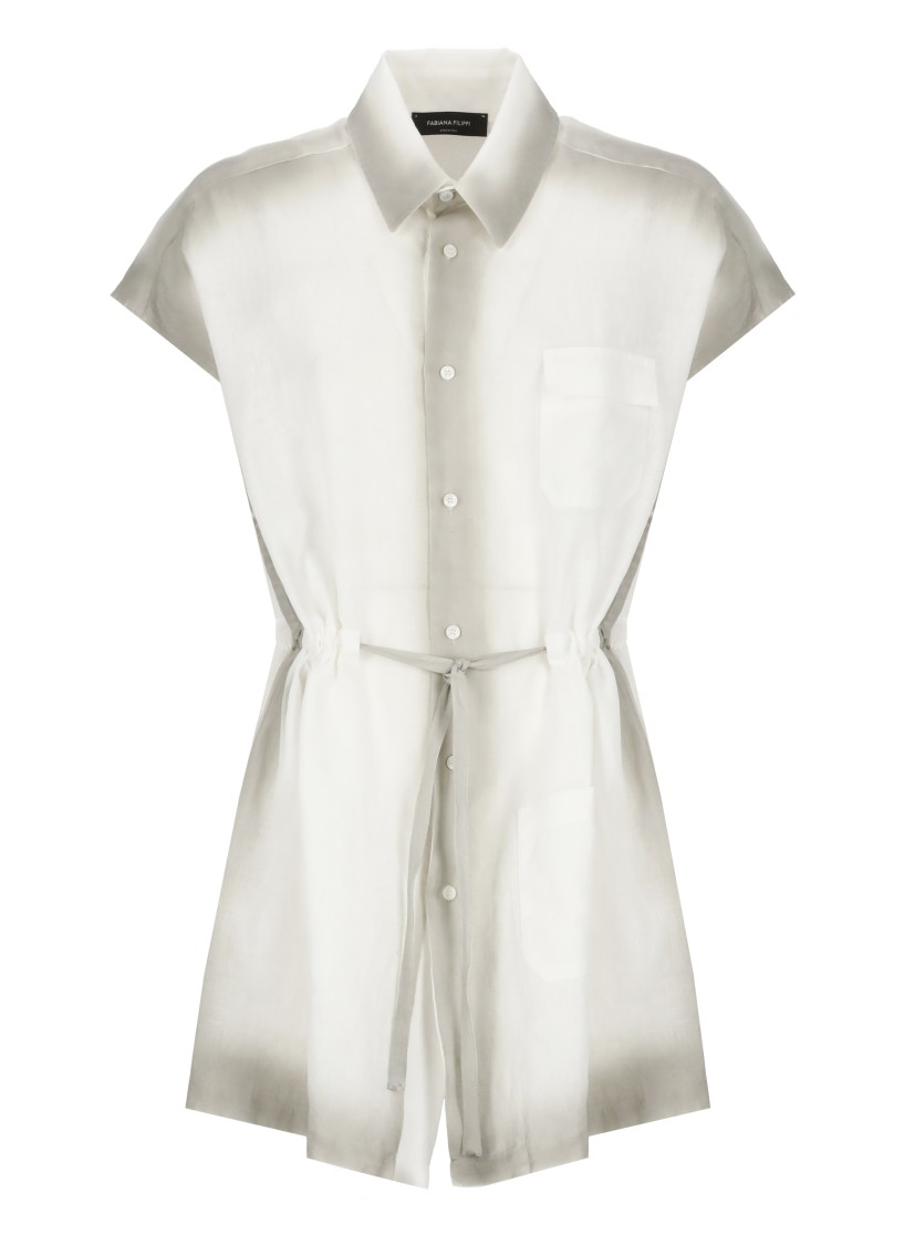 Fabiana Filippi Drawstring Waist Blouse