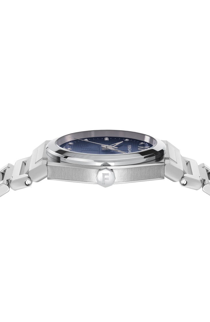 Ferragamo Vega Holiday Capsule Diamond Watch In Metallic