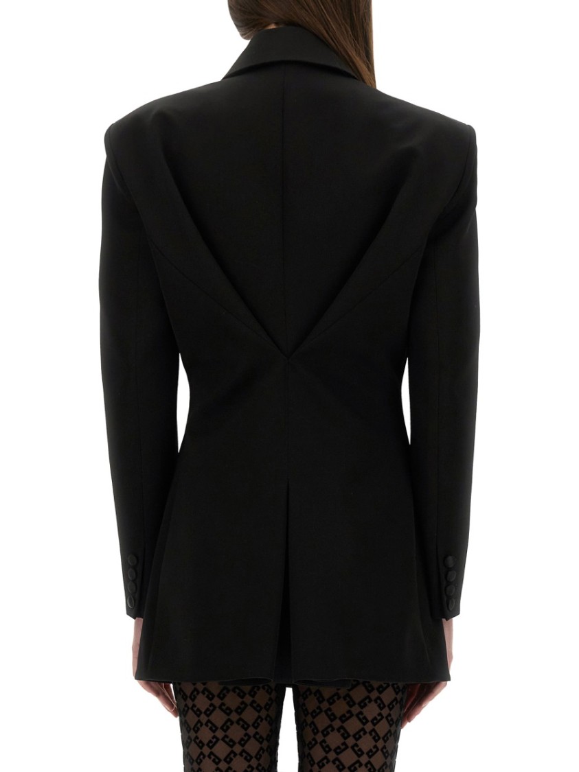 Givenchy Wool Jacket With Pleated Back