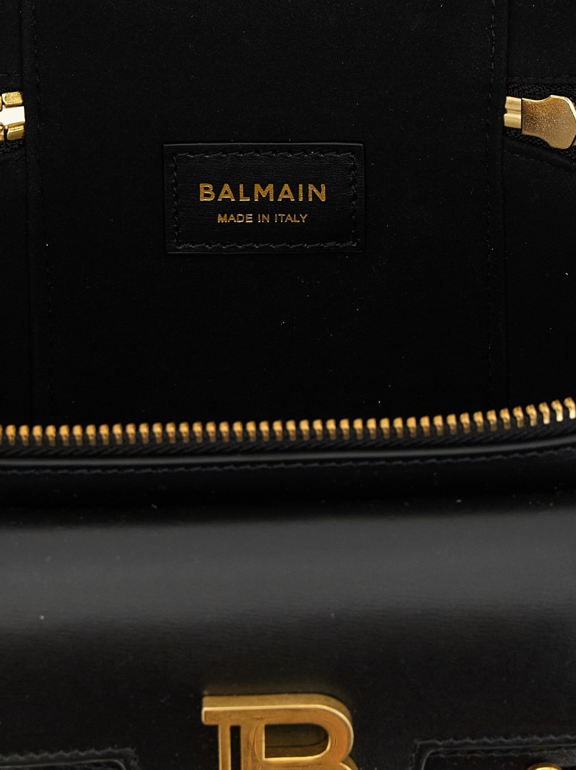 Balmain Black B-buzz Vanity Handbag In Black