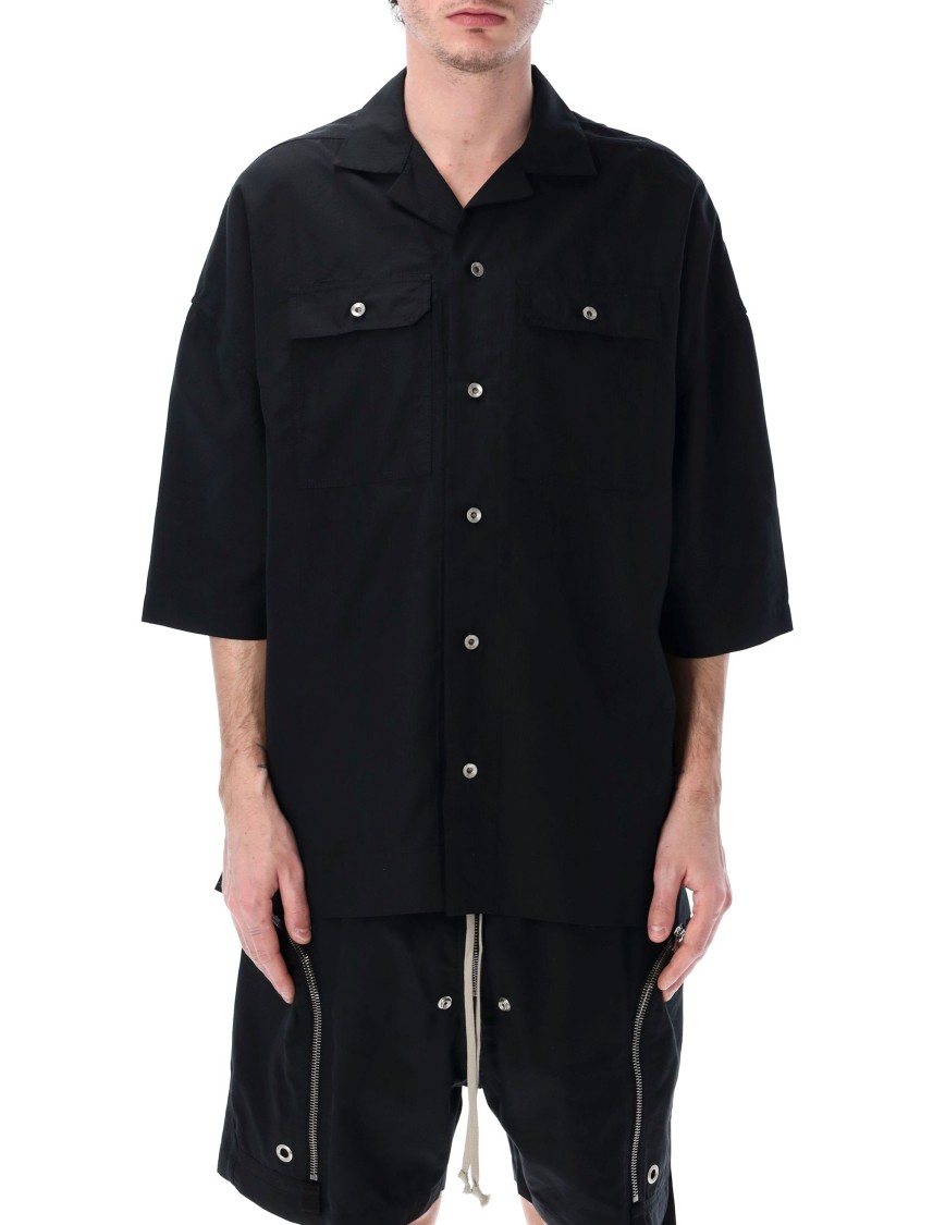 Rick Owens Drkshdw Cotton Poplin Magnum Tommy Shirt