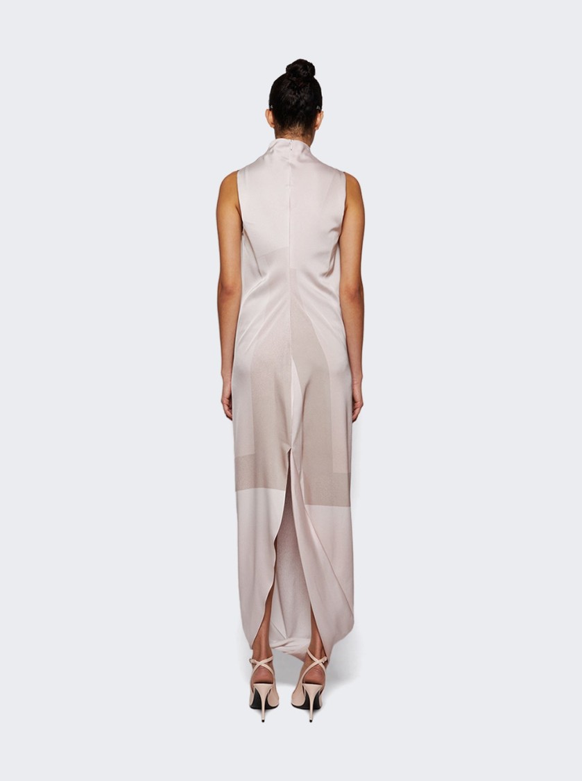 Jean Paul Gaultier Graphic-print Sleeveless Maxi Dress