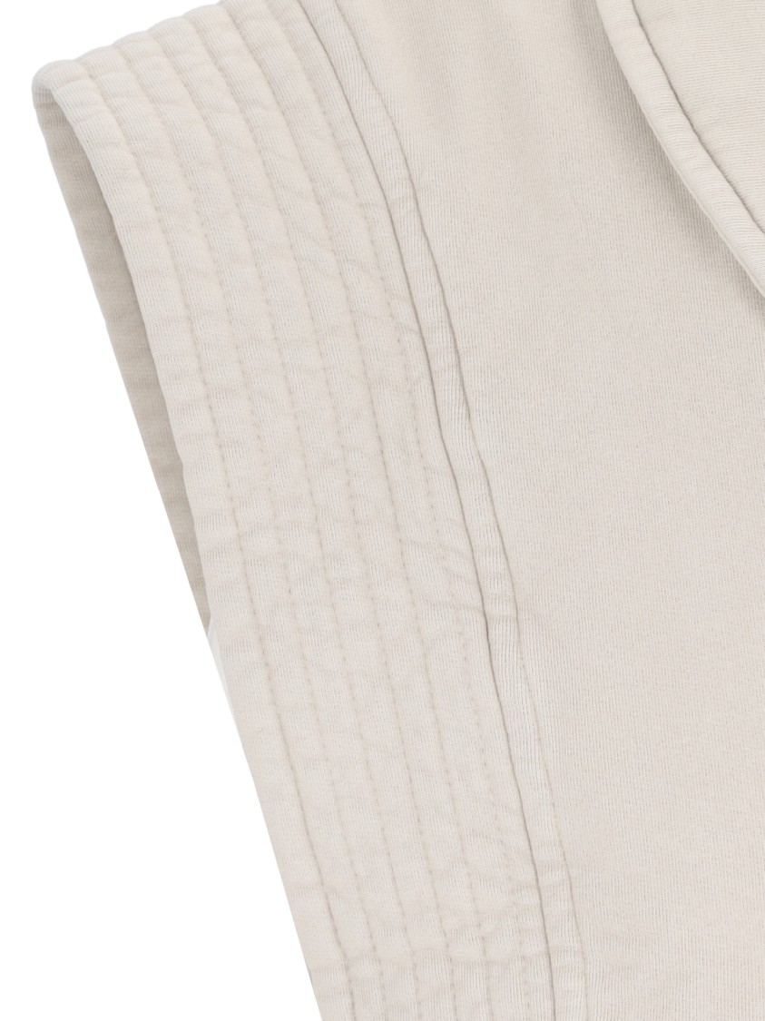 ISABEL MARANT ÉTOILE ISABEL MARANT ÉTOILE DENIM VEST IN BEIGE COTTON
