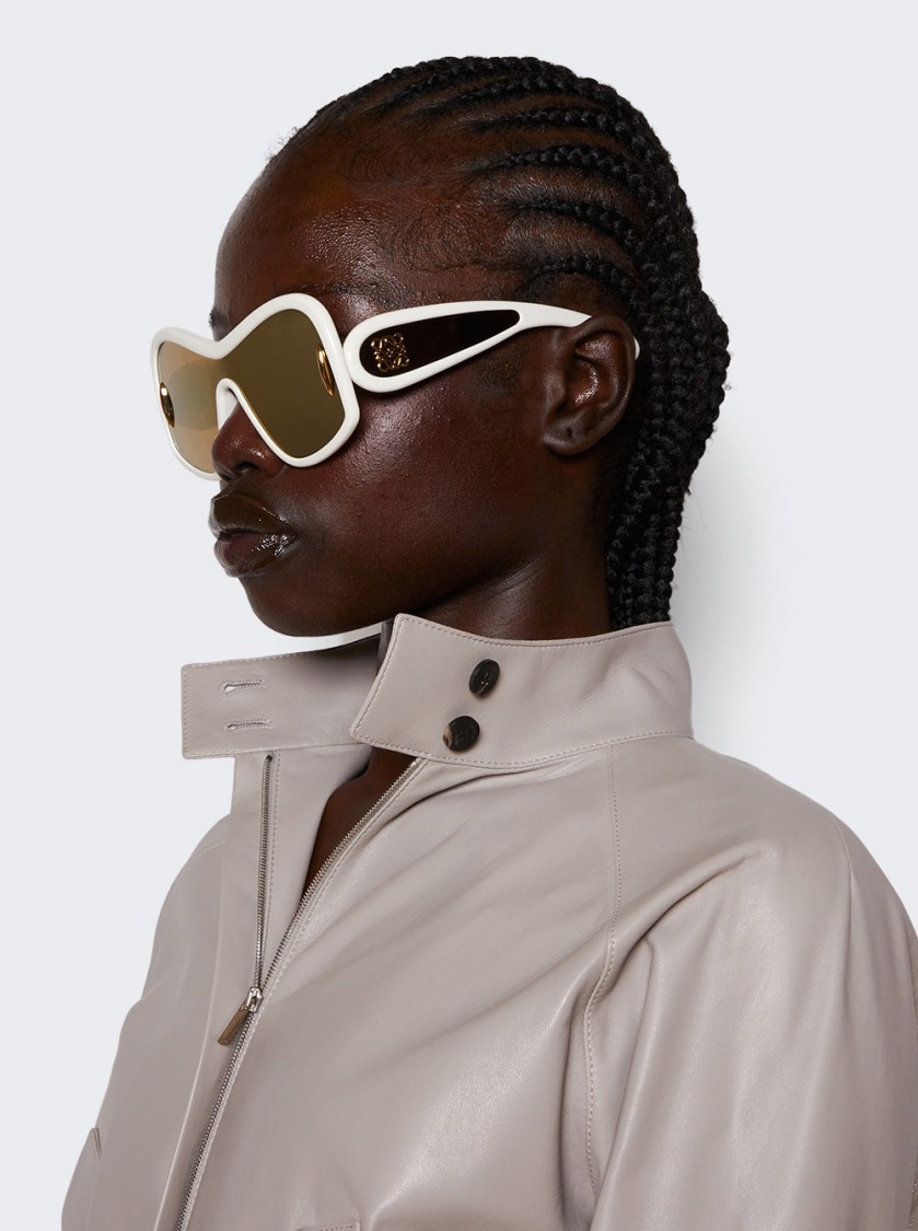 Loewe Fashion Round Sunglasses In Gold