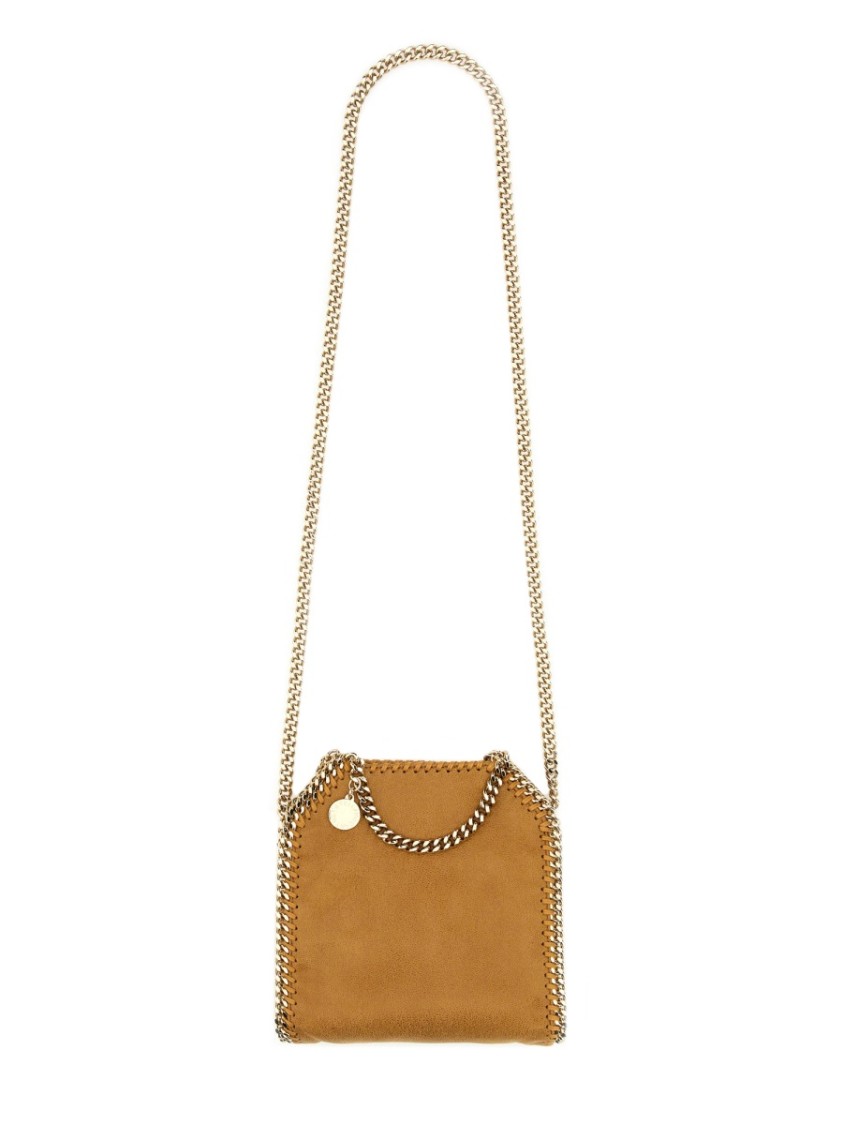 Stella Mccartney Falabella Tiny Bag In Yellow