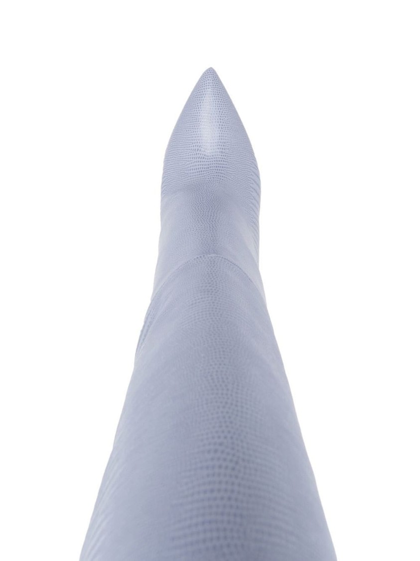 Paris Texas Stiletto Boot In Blue