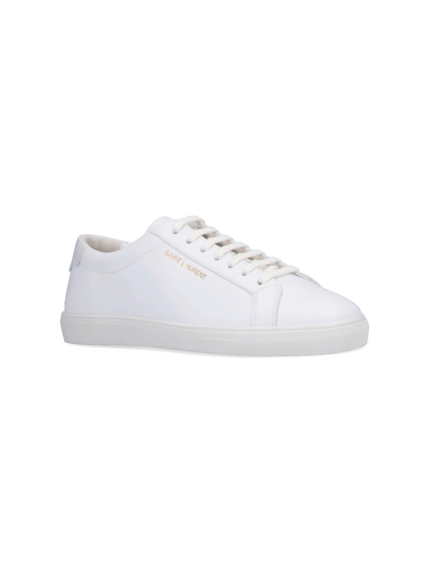 Saint Laurent Sneakers Casual Rubber Sole In White