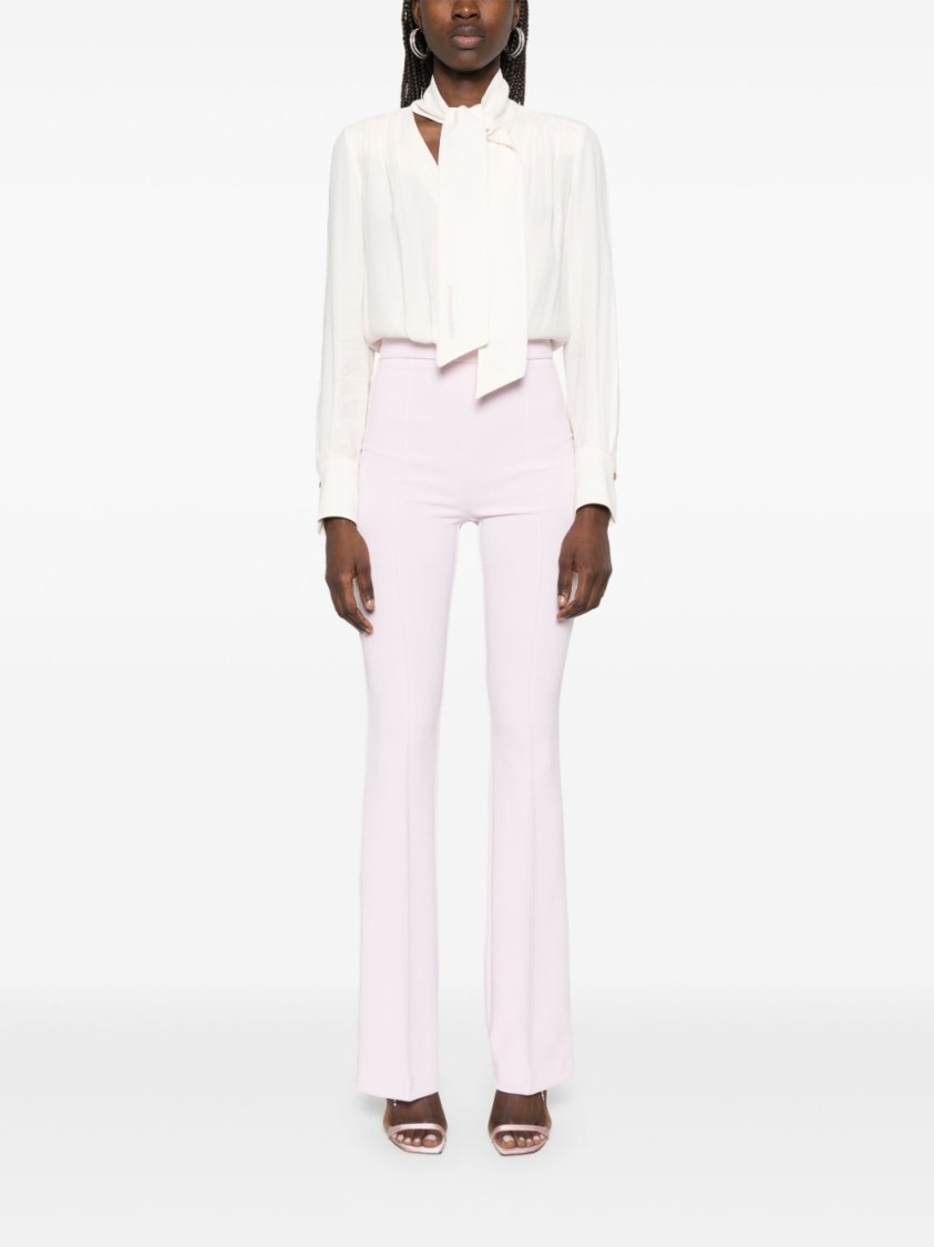Elisabetta Franchi Chain-embellished Jumpsuit In White
