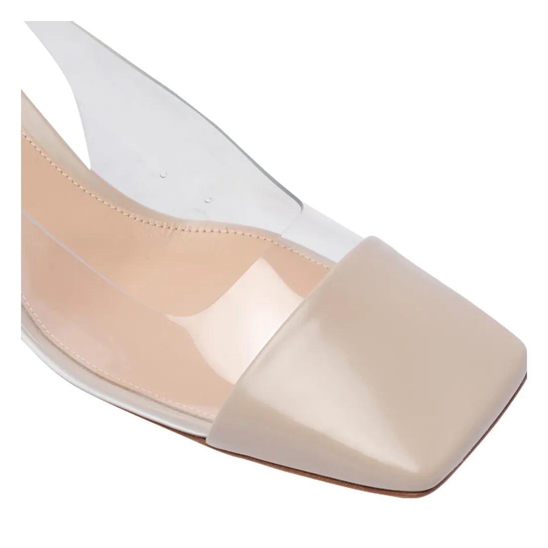 Gianvito Rossi Transparent-panel Pumps In Neutral