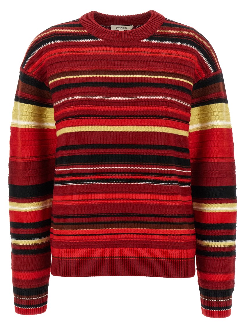 Jw Anderson Multi Stripe Sweater In Multi