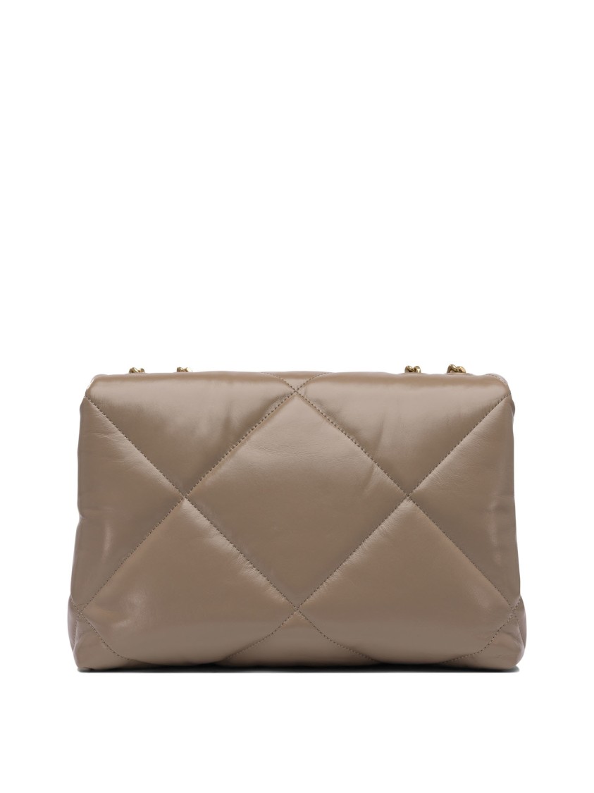 Tory Burch Convertible Diamond Quilted Shoulder Bag In Brown