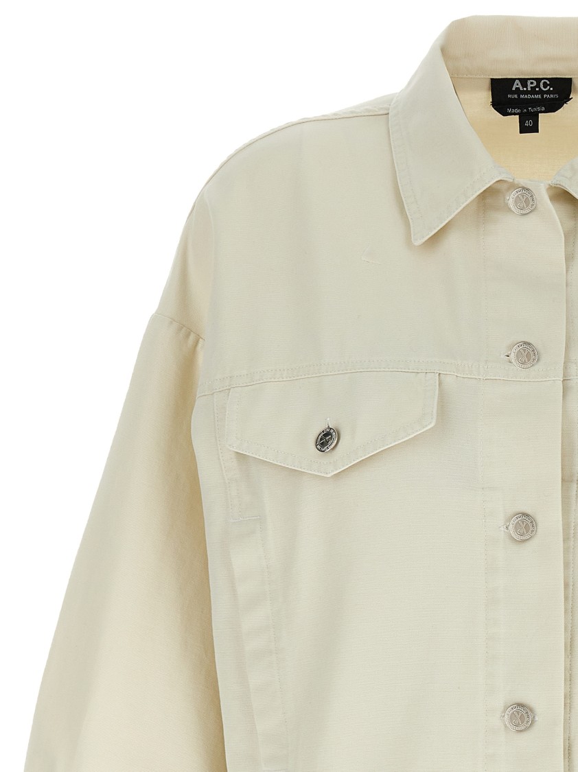 Apc X Natacha Ramsay-levi Sainters Denim Jacket In White