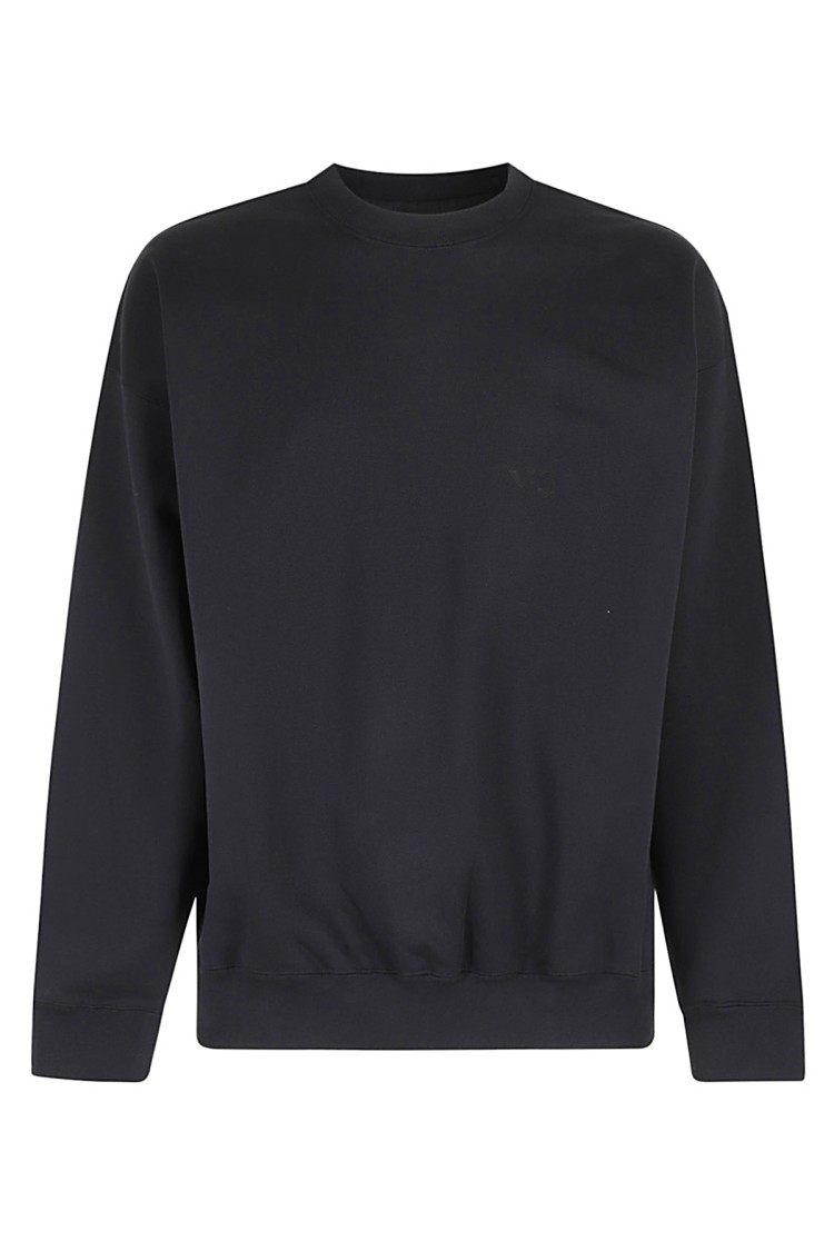 Y-3 Oversized Crew Sweatshirt In Black