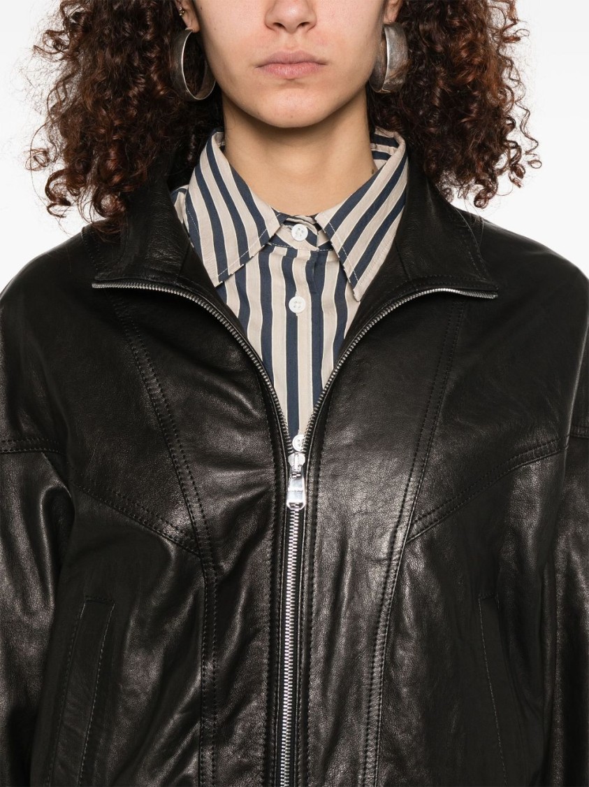 Shop Dondup Cropped Black Jacket
