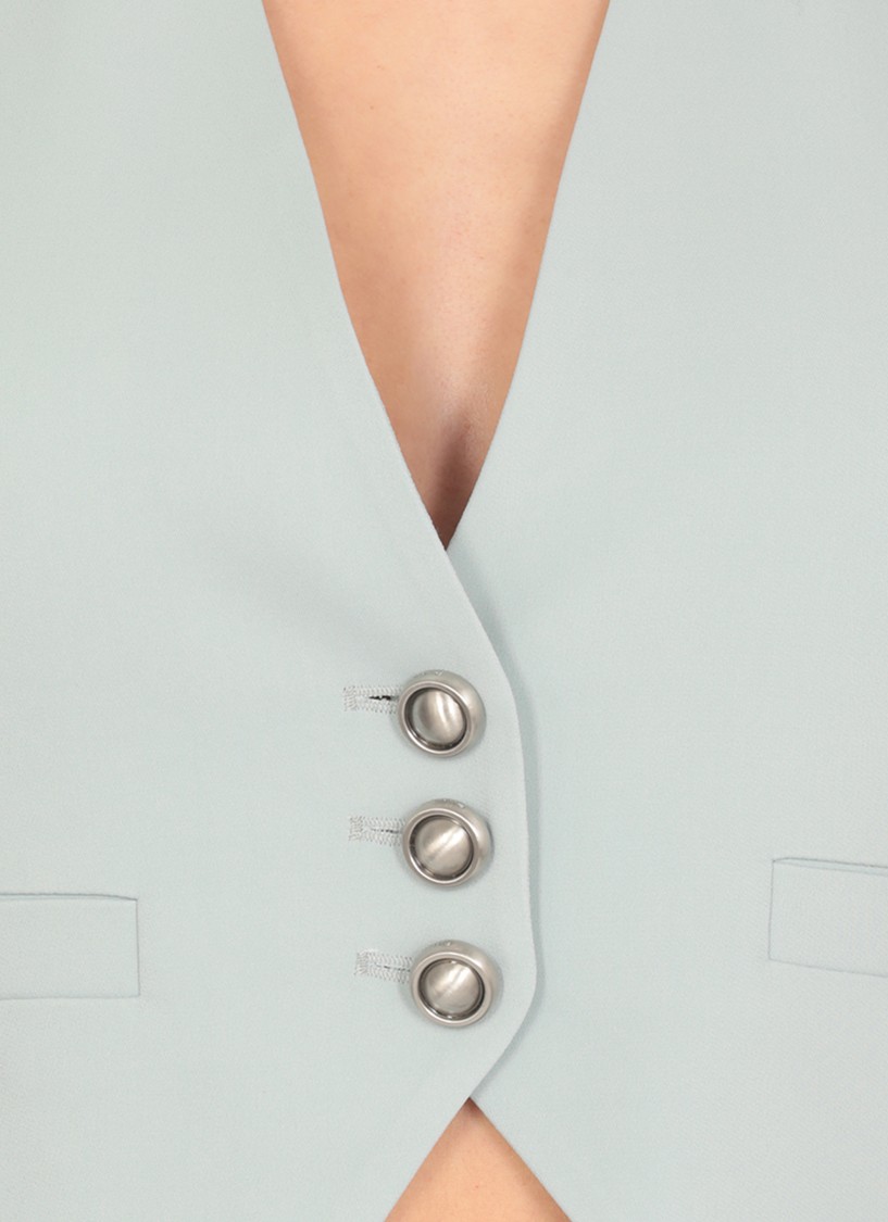 Shop Pinko Light Blue Moretta Vest