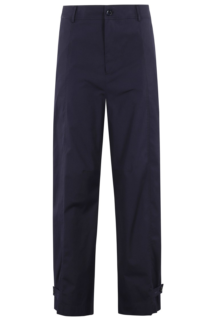 Semicouture Semi Couture Penelope Straight-leg Trousers In Blue