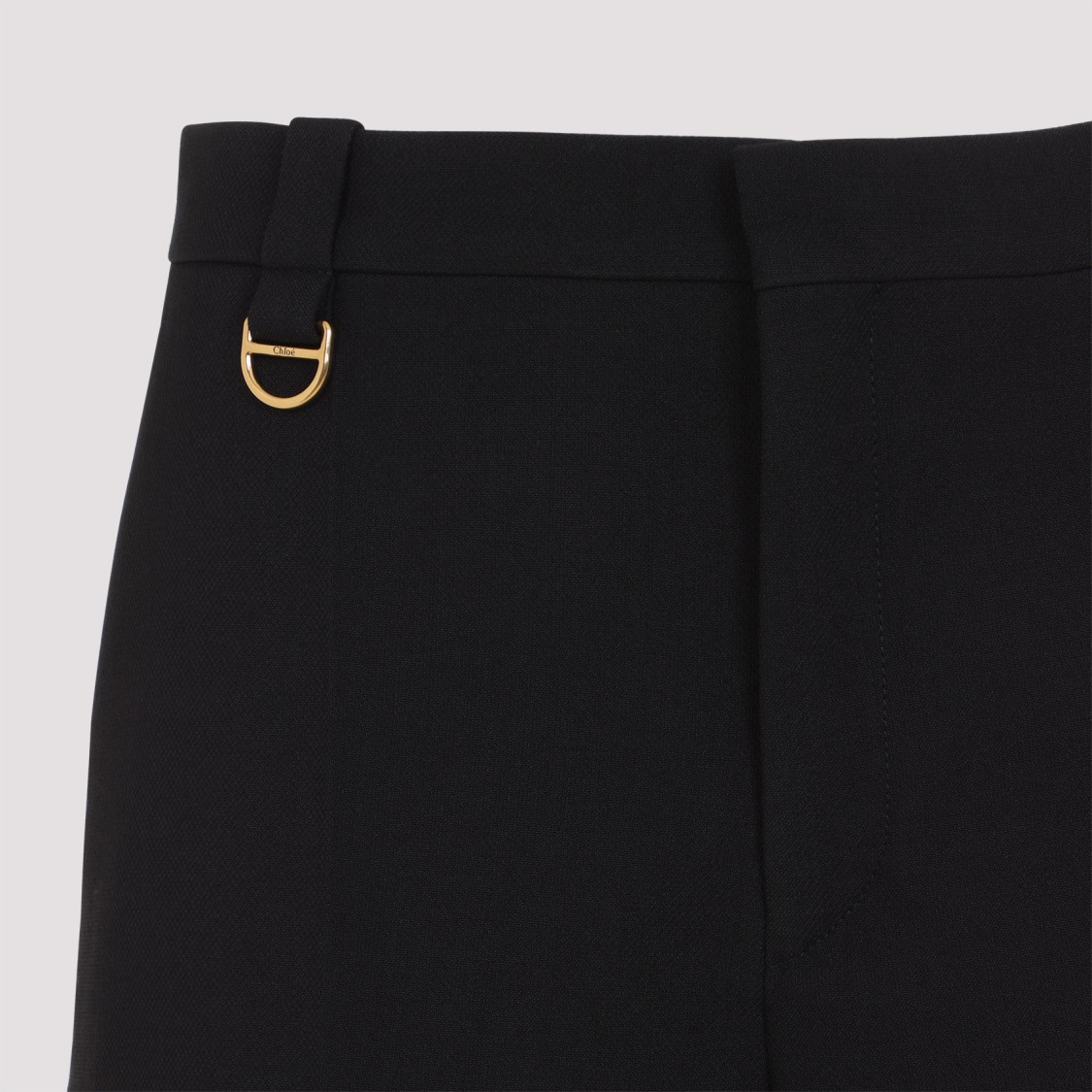 Chloé Chloe Virgin Wool Shorts Women In Black
