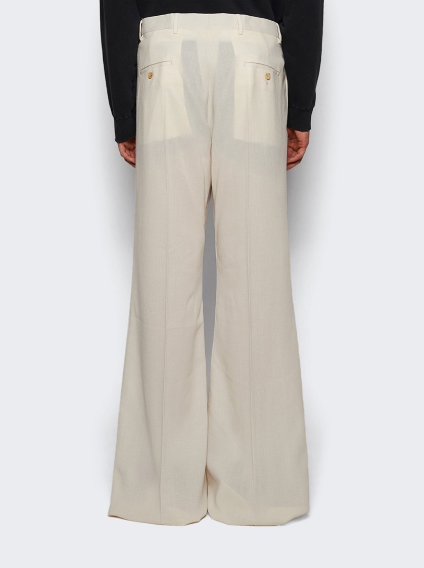 Rick Owens Wide Astaires Pants Dinge In Neutrals