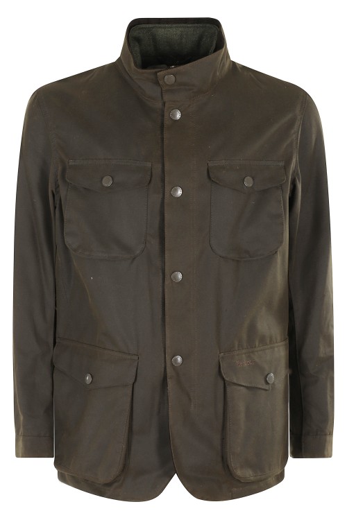 Barbour Ogston Wax Jacket Down Jacket in Black | THE LIST