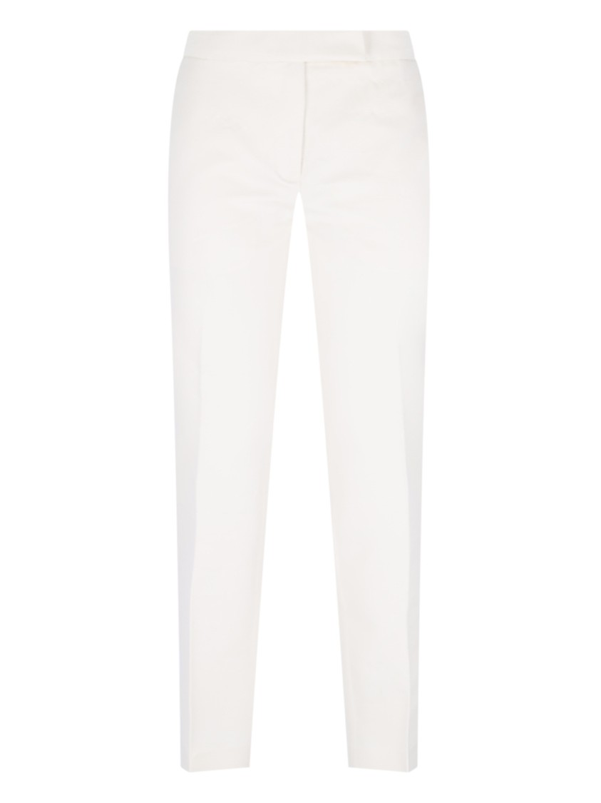Sa Su Phi Slim-fit Trousers In White