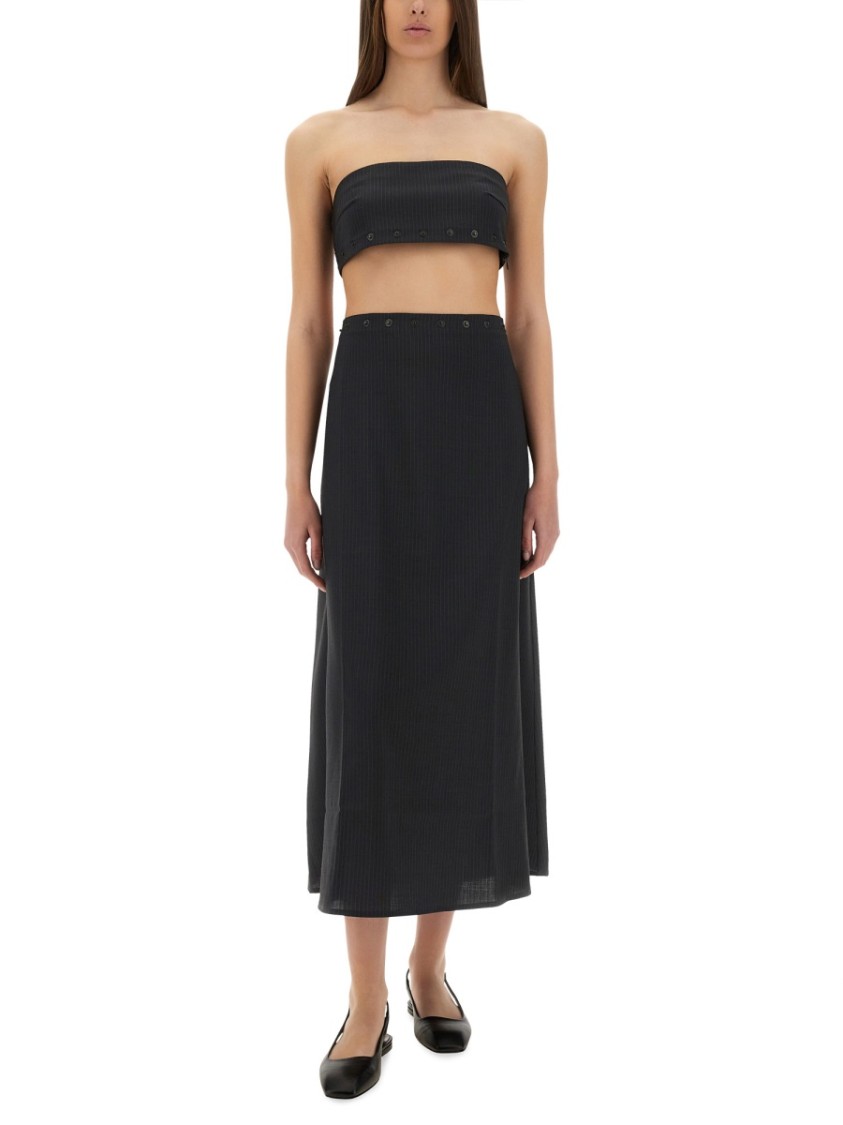 Paloma Wool Pinstripe Maxi Skirt