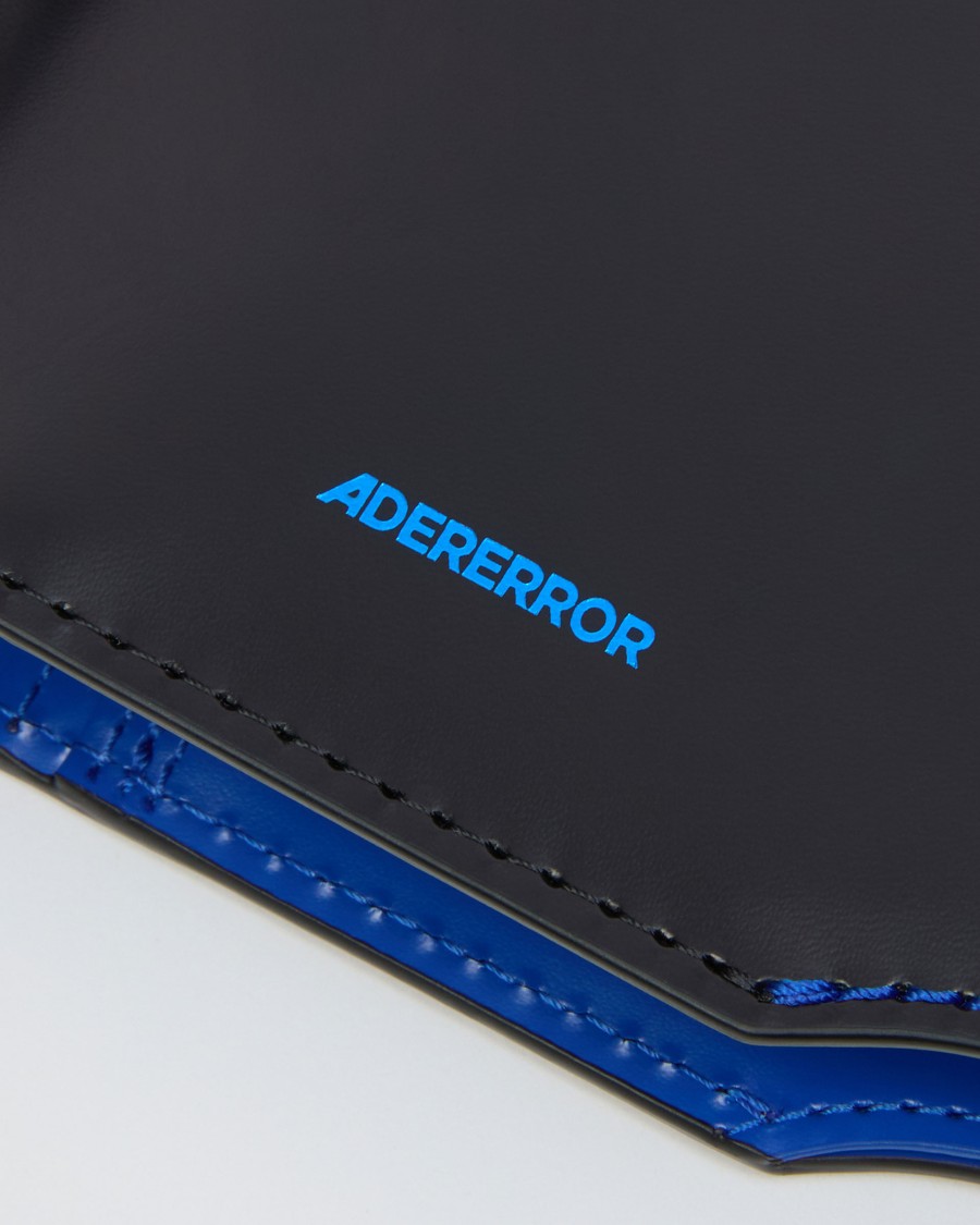 Adererror Calf Leather Passport Wallet With Signature Logo