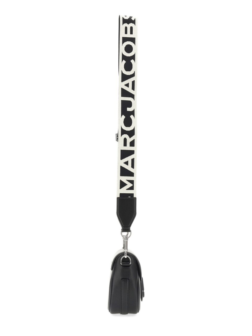 Marc Jacobs The J Marc Small Saddle Bag In Black